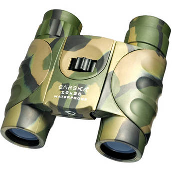 BARSKA 10x25 WP Atlantic Binocular (Clamshell Packaging, Camouflage)