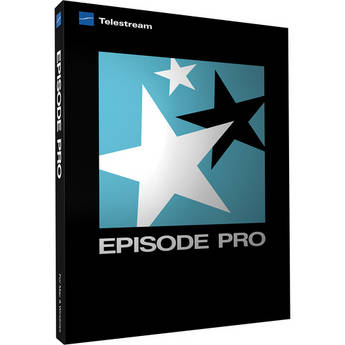 Telestream Episode Pro 6 for Mac with Pro Audio Option (Upgrade from Episode Pro 5)