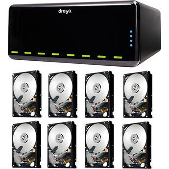 Drobo 16TB (8x 2TB) DroboPro 8-Bay Hard Drive Array Enclosure Kit