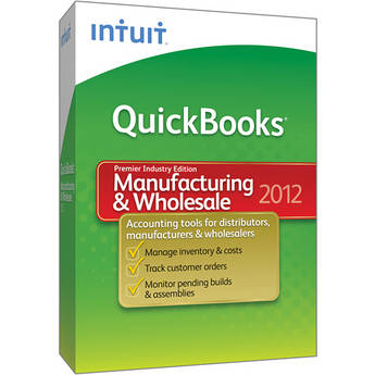 Intuit QuickBooks Premier Manufacturing and Wholesale 2012