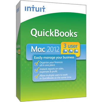 Intuit QuickBooks 2012 For Mac (3-User)