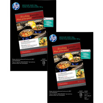 HP / Hewlett Packard Brochure and Flyer Paper Kit for Inkjet (11 x 17", 150 Sheets, Gloss)