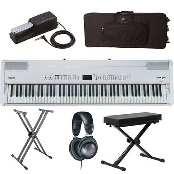 Roland Roland FP-7F Digital Piano Road Ready Kit (White)
