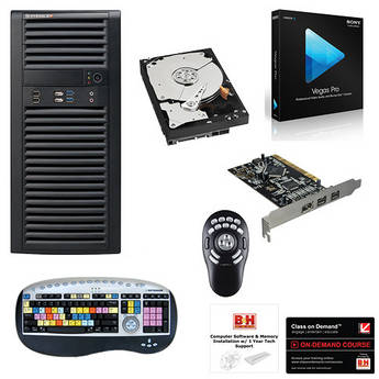 B&H Photo PC Pro Workstation SuperMicro / Sony Vegas Pro 11 Entry-Level Turnkey Video Editing System