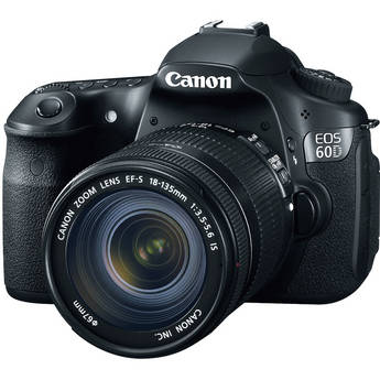 Canon EOS 60D Digital SLR Camera with 18-135mm Lens & Deluxe Accessory Kit