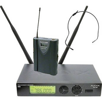 Audix RAD360 Wireless Bodypack Headworn Microphone System (Beige)