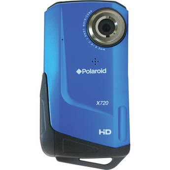 Polaroid X720E Waterproof HD Pocket Camcorder (Blue)