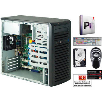 B&H Photo PC Pro Workstation SuperMicro / Adobe Premiere Pro CS5.5 Mid-Level Turnkey Video Editing System