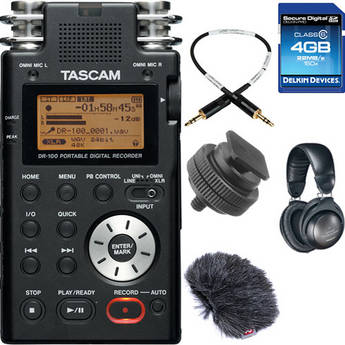 Tascam DR-100 On-Camera DSLR Audio Kit