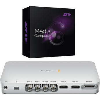 Avid Media Composer 6 with Blackmagic Design UltraStudio 3D Kit