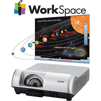 Sanyo PLC-WL2503 WXGA Ultra Short-Throw Multimedia Projector with eInstruction Software