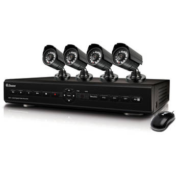 Swann SWDVK-825504 8 Channel DVR with Smartphone Viewing & 4 CCD Cameras