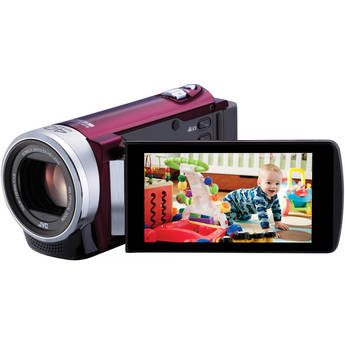 JVC GZ-E200 Full HD Everio Camcorder (Red)