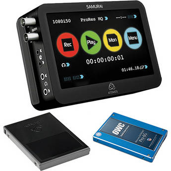 Atomos Samurai HD-SDI Recorder with 240GB 6G SSD Kit