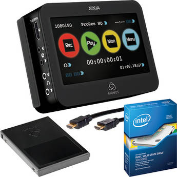ATOMOS Ninja 2.0 HDMI Recorder with Intel 160 GB SSD Kit