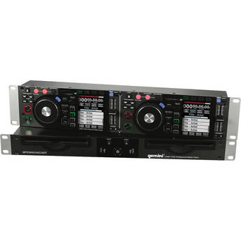 Gemini CDMP-2700 Professional 2U Dual Media Player