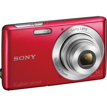 Sony Cyber-Shot DSC-W620 Digital Camera (Red)