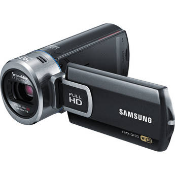 Samsung HMX-QF20 HD Flash Camcorder with Wi-Fi (Black)