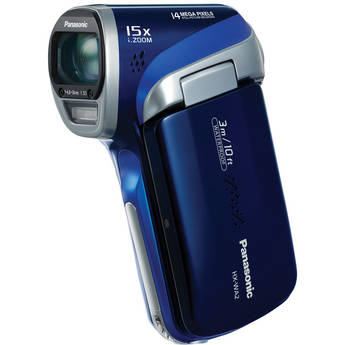 Panasonic HX-WA2 HD Waterproof Dual Camcorder (Blue)