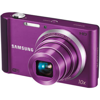 Samsung ST200F SMART Long Zoom Digital Camera (Plum)