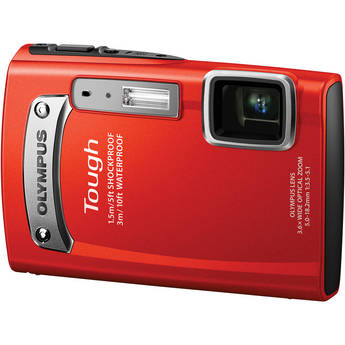 Olympus Tough TG-320 Digital Camera (Red)