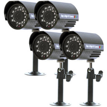 Clover Electronics Day/Night Security Color Cameras (Set of 4)