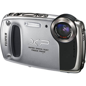 Fujifilm FinePix XP50 Digital Camera (Silver)