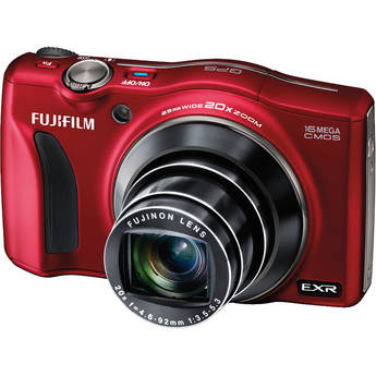 Fujifilm FinePix F770EXR Digital Camera (Red)