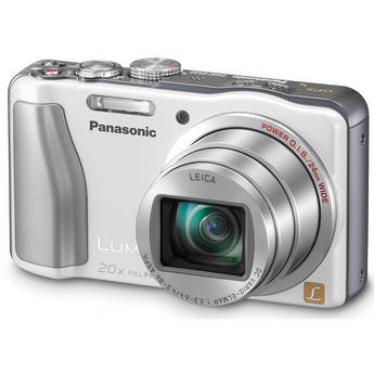 Panasonic Lumix DMC-ZS20 Digital Camera (White)
