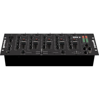 Gemini RMX5 Professional 3-Channel 19" DJ Mixer