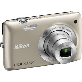 Nikon Coolpix S4300 Digital Camera (Silver)
