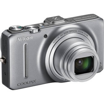 Nikon Coolpix S9300 Digital Camera (Silver)