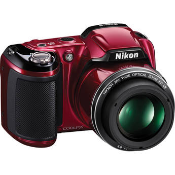Nikon Coolpix L810 Digital Camera (Red)