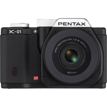 Pentax K-01 Digital Camera With 40mm Lens (Black)