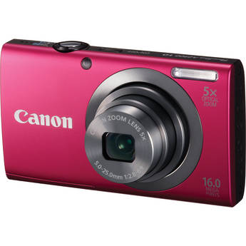 Canon PowerShot A2300 Digital Camera (Red)