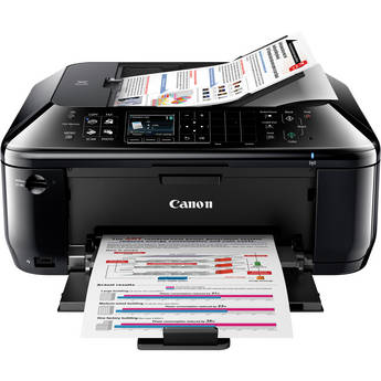 Canon PIXMA MX512 All-in-One Wireless Color Inkjet Office Printer with Photo Paper