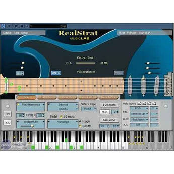 MusicLab RealStrat Fender Stratocaster Virtual Instrument