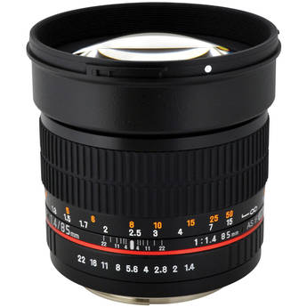 Rokinon 85mm f/1.4 Aspherical Lens for Samsung NX Camera