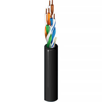 Belden 1000' 1585A Multi-Conductor - Cat 5e Nonbonded-Pair Cable (Black)