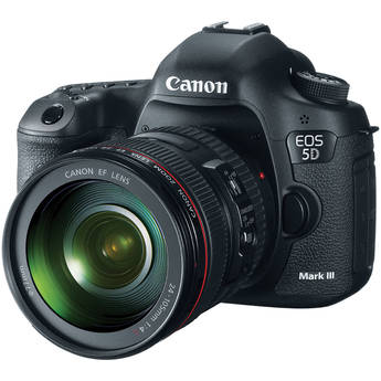 Canon EOS 5D Mark III Digital Camera Kit with Canon 24-105mm f/4L IS USM AF Lens and SanDisk 16GB CompactFlash Memory Card Extreme 400x UDMA