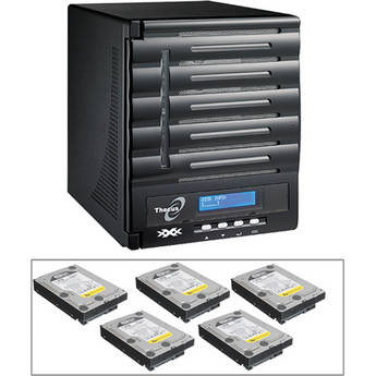 Thecus 5TB (5 x 1TB) N5200XXX Enterprise 5-Bay NAS Server Kit