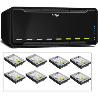 Drobo 8TB (8 x 1TB Enterprise Drives) B800fs Drobo 8-Bay Network File Sharing Storage Kit