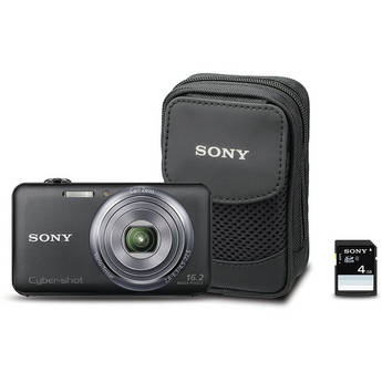 Sony Cyber-shot DSC-WX70 Digital Camera Bundle (Black)