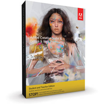 Adobe Creative Suite 6 Design & Web Premium for Windows (Student & Teacher Edition)