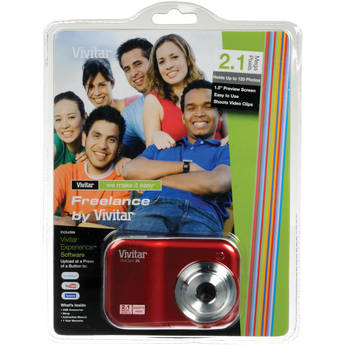 Vivitar ViviCam V25 Digital Camera (Red)