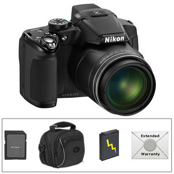 Nikon Coolpix P510 Digital Camera (Black) with Deluxe Accessory Kit
