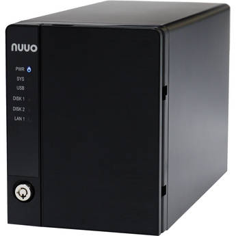 NUUO NVRmini2 NE-2020 NVR and Server (2-Channel, 2 Drive Bays, 2 TB)