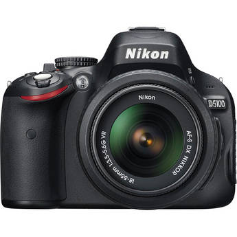 Nikon D5100 SLR Camera Kit with 18-55mm & 55-300mm VR Lenses & Deluxe Kit