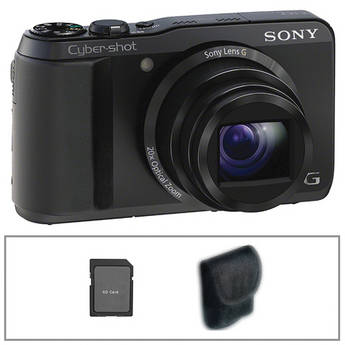 Sony Cyber-shot DSC-HX20V Digital Camera with Basic Accessory Kit