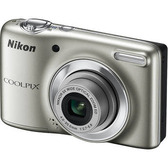 Nikon Coolpix L25 Digital Camera (Silver)